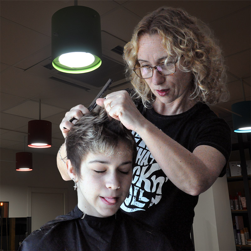Interior del salón Cristina Pardo
